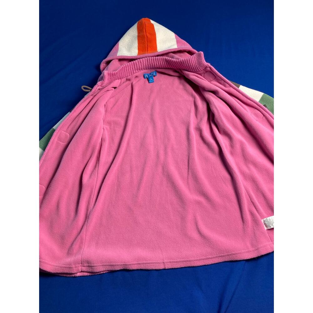 The Childrens Place Multicolor Hooded Girls Duffle Cardigan Coat Outerwear S 5/6 - Picture 7 of 16